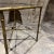 1950s Faux Bamboo Brass Square Side Table Arturo Pani For Sale - Image 9 of 9