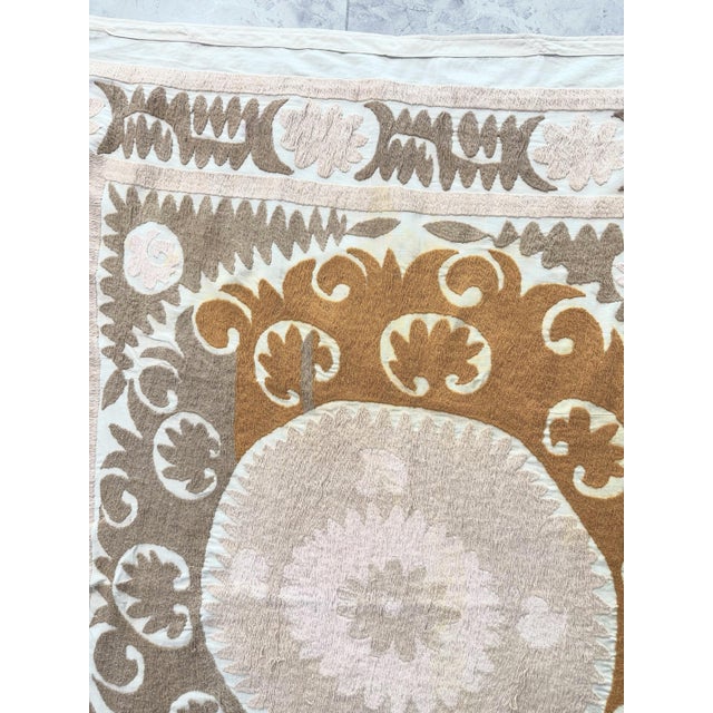 Boho Suzani Embroidery Wall Decor For Sale In New York - Image 6 of 8