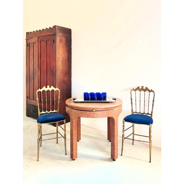 Traditional Brass Chiavari Chairs, Italy, 1960s, Fratelli Levaggi/Guiseppe Gaetano Descalzi For Sale - Image 3 of 17