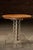 Art Nouveau Antique Quarter Sawn Round Oak and Cast Metal Café Table For Sale - Image 3 of 10