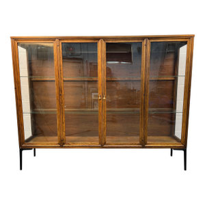 Broyhill Brasilia Mid-Century Modern Glass Display Hutch