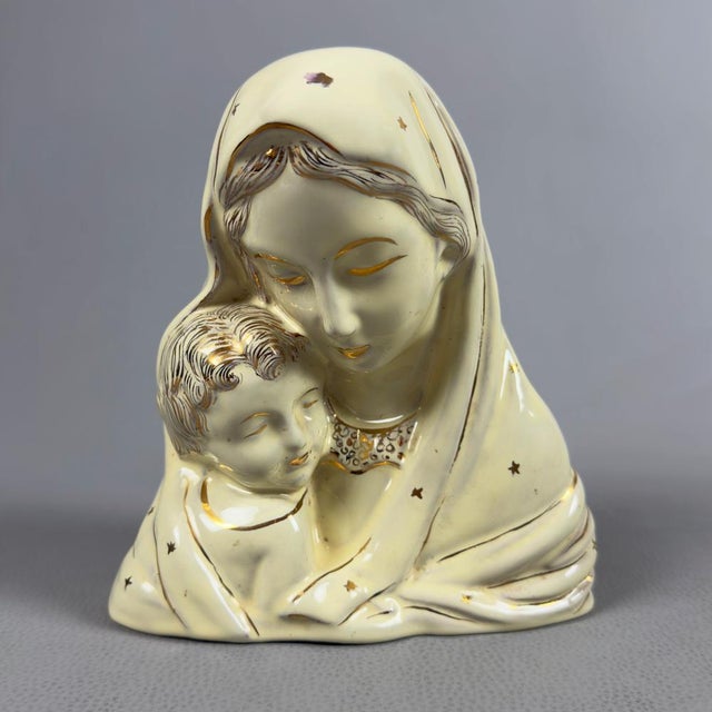 Arista, Madonna with Child, 1950s, Majolica For Sale - Image 11 of 11