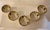 Antique Hand Painted Nippon Porcelain Footed Salt Cellars, Set of 5 For Sale In Phoenix - Image 6 of 12