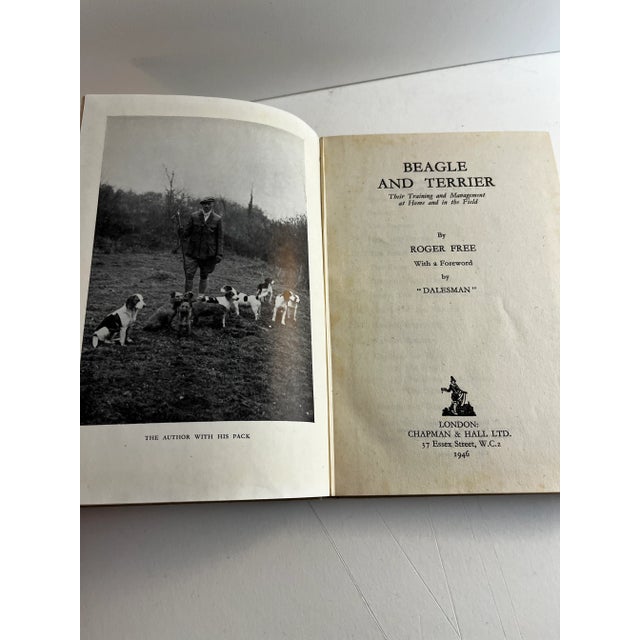 1946 Beagle and Terrier Their Training and Management at Home and in the Field by Roger Free. London: Chapman & Hall....