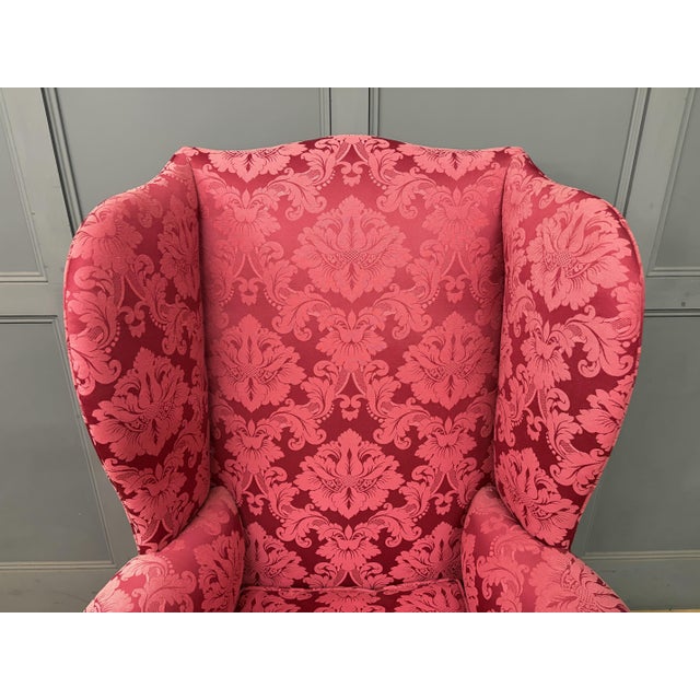 Antique Wing Chairs in Walnut, 1895 For Sale - Image 6 of 15