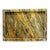 Substantial Granite Magma Gold 18" X 13" Lipped Tabletop Serving Tray For Sale