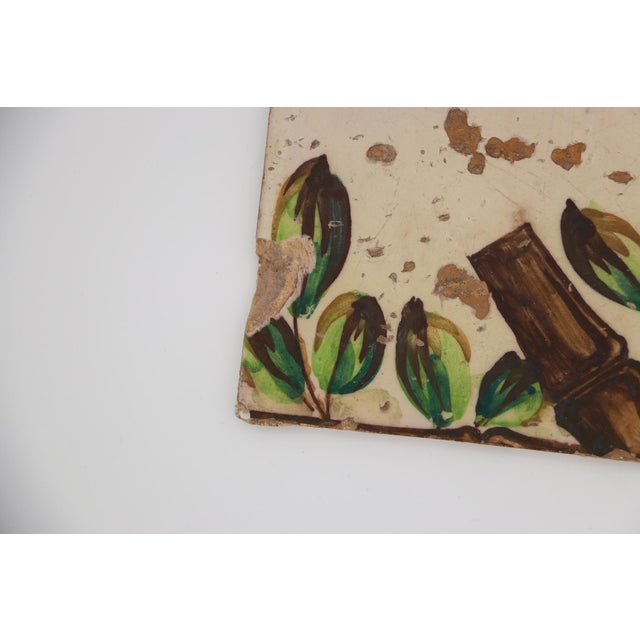 18th Century 18th Century Set of Three Baroque Tiles, Portuguese For Sale - Image 5 of 14