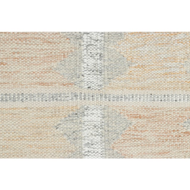 Rug & Kilim Rug & Kilim’s Scandinavian-Inspired Rug, Beige With Geometric Patterns For Sale - Image 4 of 7