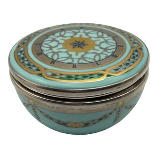 Wedgwood Hidden Treasures, the Greenwich Clock, Sterling Silver Fitment For Sale