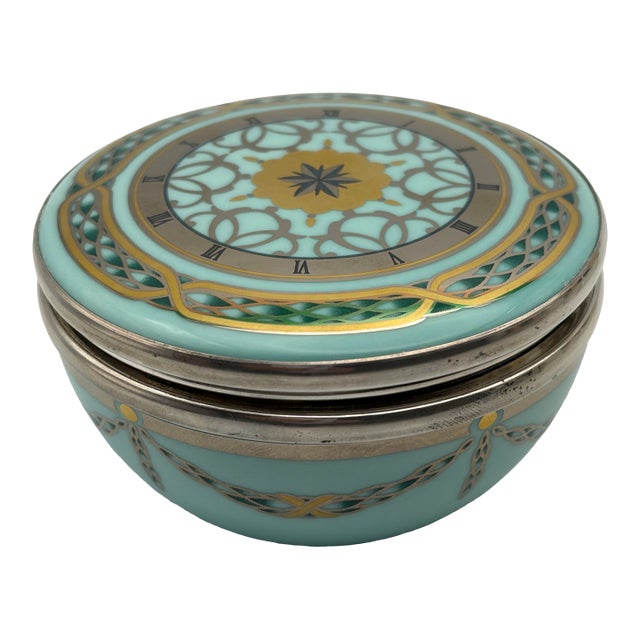 Wedgwood Hidden Treasures, the Greenwich Clock, Sterling Silver Fitment For Sale
