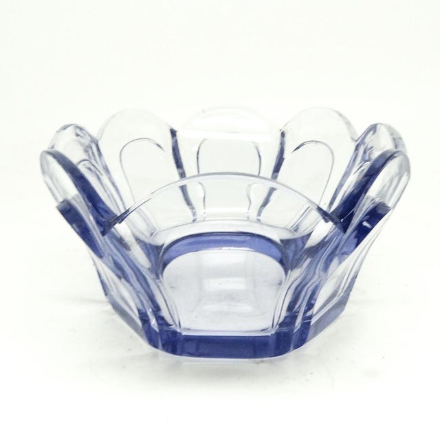 Glass Art Deco Jardiniere from Moser, Former Czechoslovakia, 1930s For Sale - Image 7 of 14