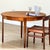 Small Mid-Century Modern Round Extending Dining Table from John Herbert For Sale - Image 5 of 14
