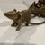 Illustration 1980s Brass Lord Ganesha Bhagwan Idol Ganpati Statue Sitting on Mouse Driven Chariot For Sale - Image 3 of 10