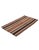 Mid-Century Modern Striped Brown Vintage Small Kilim - 2`10″ X 5`4″ For Sale - Image 3 of 6