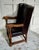 Early Victorian Oak and Leather Library Armchair, 1840 For Sale - Image 10 of 12