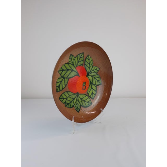 Italian Enamelled Copper Plate, 1960 For Sale - Image 9 of 9
