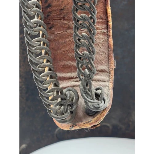 Metal Rare Antique Original French Napoleon Era Imperial Guard Armored Breastplate. Great Authentic Piece Home Decor For Sale - Image 7 of 11