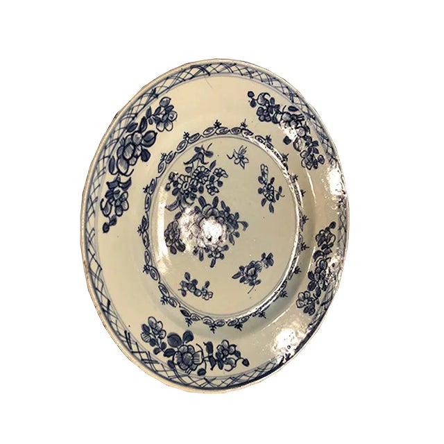 Antique Chinese Porcelain Plate For Sale