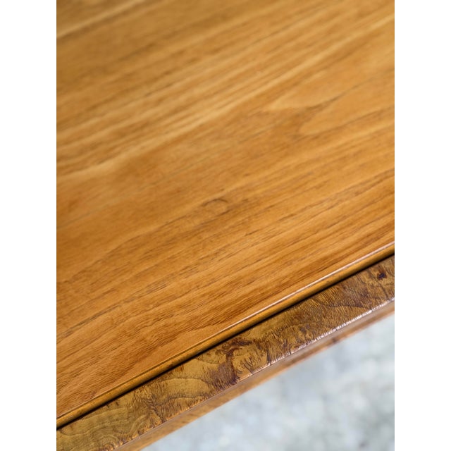 Wood 1970s Pair of Lane Mid Century Burl Wood Nightstands For Sale - Image 7 of 12