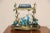 Sky Blue French Chinoiserie Turquoise-Blue Porcelain Encrier Table Lamp For Sale - Image 8 of 9