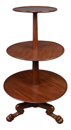 Chippendale Mahogany Mute Servant, England, Late 19th Century