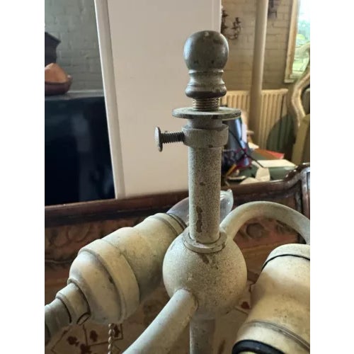 Hand Painted 17th Century Porcelain Apothecary Jar Table Lamp For Sale - Image 12 of 12