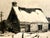 Signed 1920 Canadian Landscape “Cold” in Charcoal by Hal Ross Perrigard For Sale - Image 4 of 9
