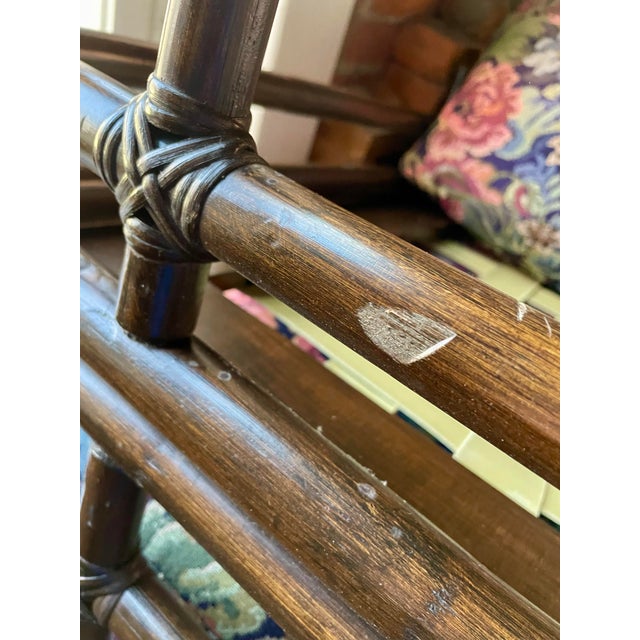 Mid 20th Century Ficks Reed Bamboo Rattan Modular Sectional Corner Chairs Chaise Couch Footstool For Sale - Image 11 of 12