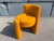 Modern Designer Chairs or Stools . 16" seat height. In total 9 available. Fabric is stained, we recommend to reupholster....