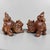 Japanese Ceramic Shisa Figures, 1980, Set of 2 For Sale - Image 9 of 11