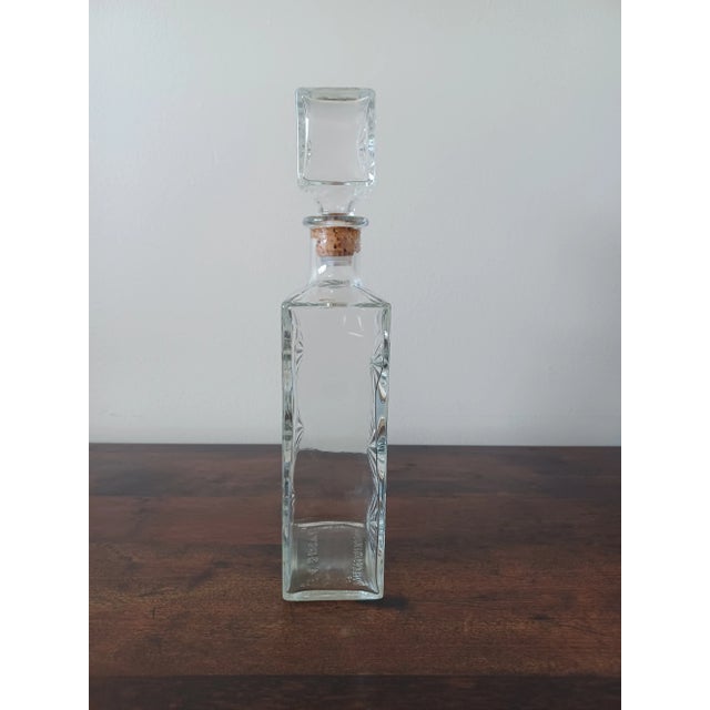 1960s "Mad Men" Style Heavy Glass Decanter For Sale In Detroit - Image 6 of 10