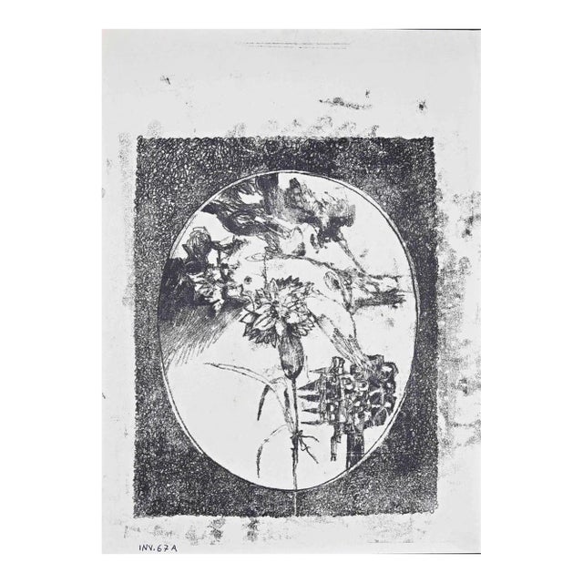 Leo Guida, Price, Flowers, Lithograph, 1960s For Sale