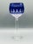 Vintage Crystal Clarendon Hock Wine Glasses from Waterford, Blue Cut in Clear, 1980s, Set of 2 For Sale - Image 12 of 16