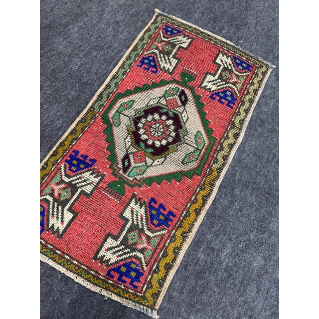 Early 21st Century Turkish Yastik Rug 1'8" x 3'1" For Sale - Image 5 of 5