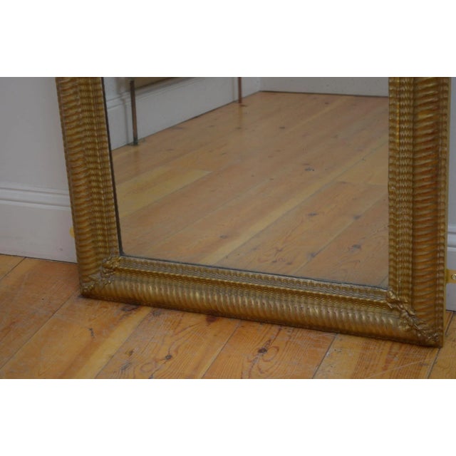 Antique French Gilded Mirror, 1800s For Sale - Image 3 of 13