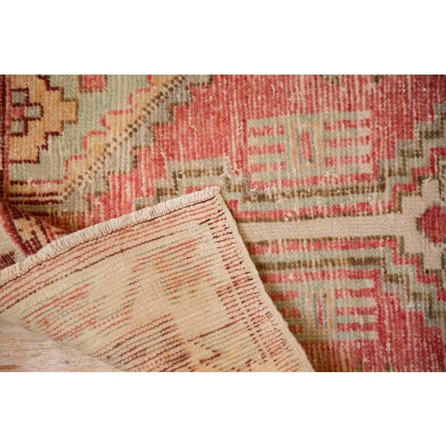 Traditional Vintage Distressed Oushak Rug Runner - 2'9" x 5'6" For Sale - Image 3 of 9