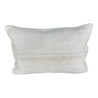 Turkish Hemp Pillow Cushion Natural Beige Pillow Cushion Cover 16 "x 24" For Sale