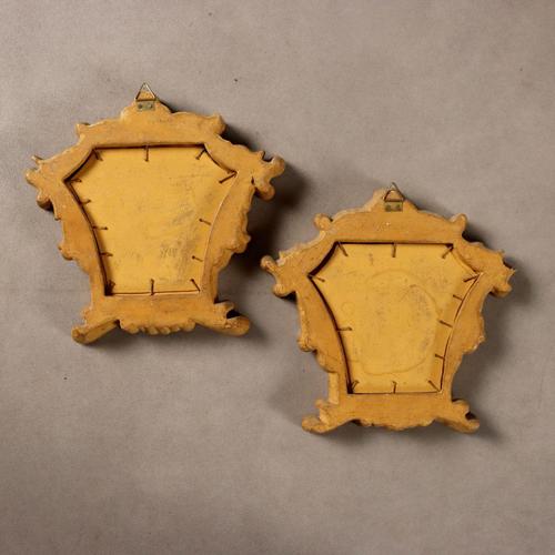 Antique Neo-Baroque Altar Cards in Carved Wood, Italy, 19th Century, Set of 3 For Sale - Image 15 of 16