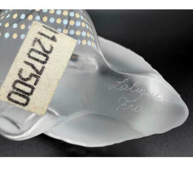 Mid-Century Modern Mid 20th Century Lalique France Frosted Crystal Duck Figurine For Sale - Image 3 of 6