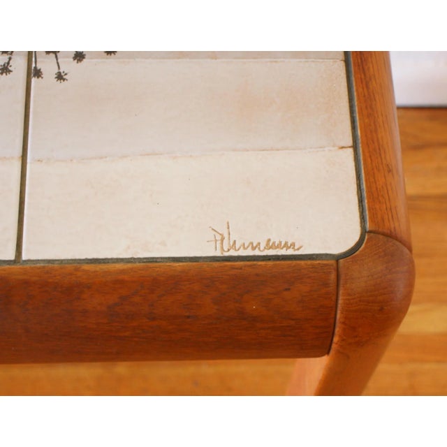 1960s Mid Century Modern Danish Teak Console Table by Poul H. Poulsen For Sale - Image 5 of 6