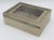 Wood Vintage English Hunt Scene Silver Plate and Glass Humidor or Trinket Box For Sale - Image 7 of 12