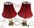 Victorian Vintage Hand Painted Glass and Carved Brass Table Lamps - A Pair For Sale - Image 9 of 12