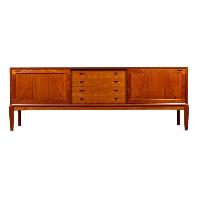 Mid-Century Danish Teak Sideboard by H.W. Klein for Bramin, 1960s For Sale