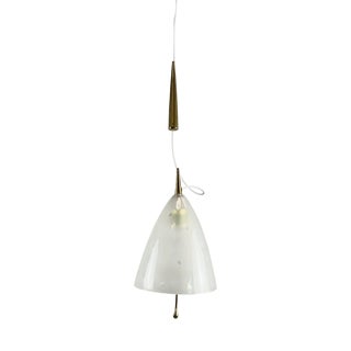 Vintage Pendant Lamp in Acrylic Glass by Paavo Tynell, 1950s For Sale