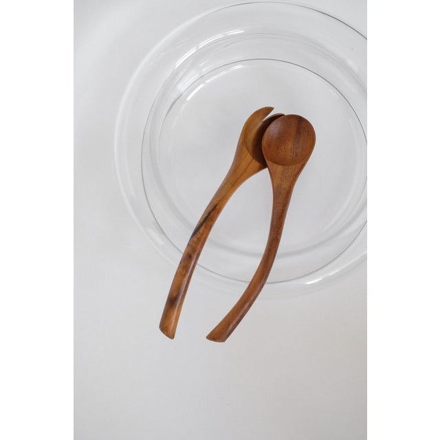 Vintage Floating Glass Bowl For Sale - Image 5 of 11