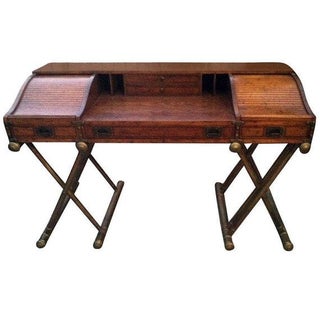Drexel Mid Century Modern Roll Top Desk For Sale