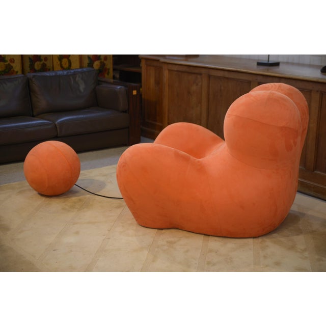 Set of Mamma Lounge Chair with Ottoman by Gaetano Pesce, 1990s For Sale - Image 9 of 10