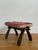 Mid 20th Century Vintage Mid-Century Egyptian Camel Saddle Stool – Red Leather & Brass Details For Sale - Image 5 of 13