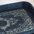 Black Late 20th Century Black & Gold Tole Tray For Sale - Image 8 of 11