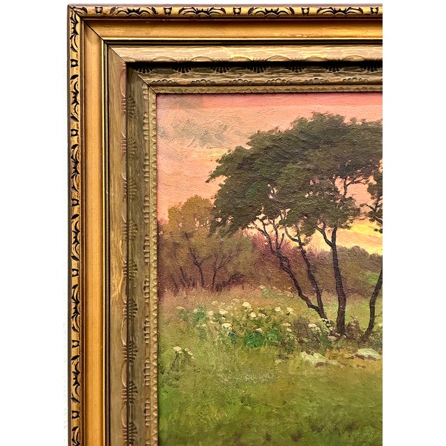 An American Farm at Sunset by S. Salomon For Sale - Image 4 of 9